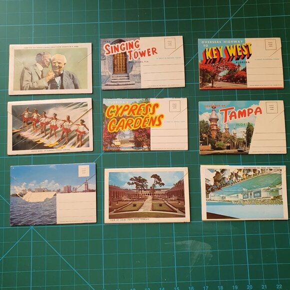 Post Card Booklets From the 1960's x9 - Picture 2 of 2